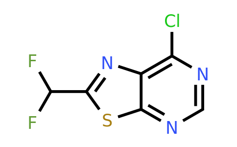 1624606-96-7 | 7-Chloro-2-(difluoromethyl)thiazolo[5,4-d]pyrimidine