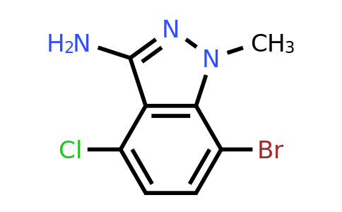 1626335-83-8 | 7-Bromo-4-chloro-1-methyl-1H-indazol-3-amine