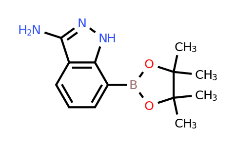 1626335-94-1 | 7-(4,4,5,5-Tetramethyl-1,3,2-dioxaborolan-2-yl)-1H-indazol-3-amine
