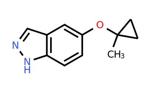 1626355-74-5 | 5-(1-Methylcyclopropoxy)-1H-indazole