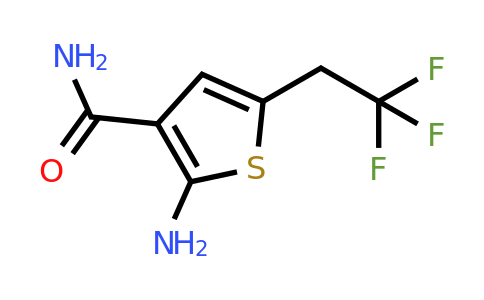 1628317-82-7 | 2-Amino-5-(2,2,2-trifluoroethyl)thiophene-3-carboxamide