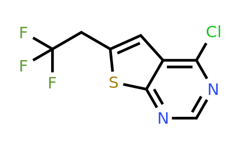 1628317-85-0 | 4-Chloro-6-(2,2,2-trifluoroethyl)thieno[2,3-d]pyrimidine