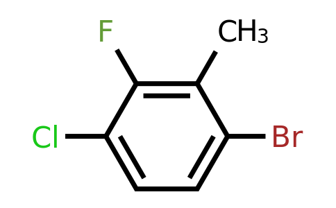 1-Bromo-4-chloro-3-fluoro-2-methylbenzene