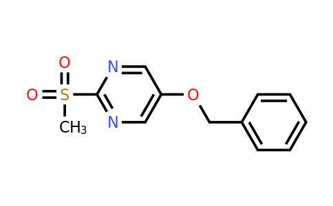 16290-89-4 | 5-(Benzyloxy)-2-methanesulfonylpyrimidine