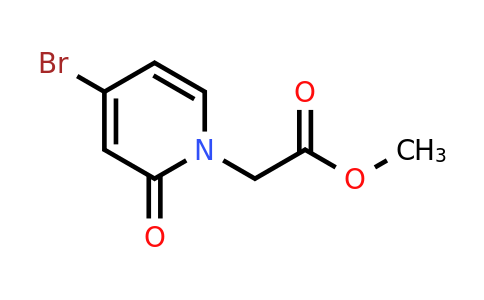 methyl 2-(4-bromo-2-oxo-1,2-dihydropyridin-1-yl)acetate