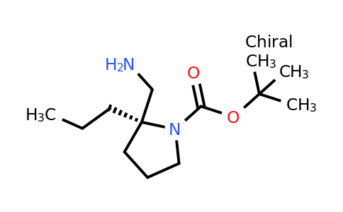 1630815-56-3 | tert-Butyl (2S)-2-(aminomethyl)-2-propylpyrrolidine-1-carboxylate