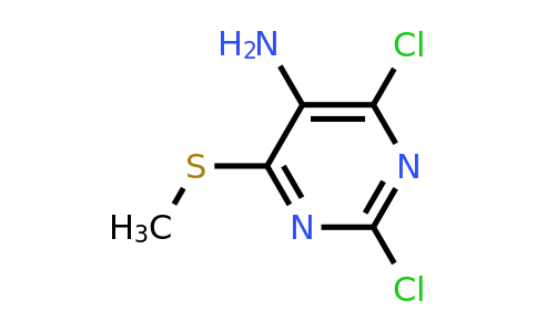 1630906-59-0 | 2,4-Dichloro-6-(methylsulfanyl)pyrimidin-5-amine