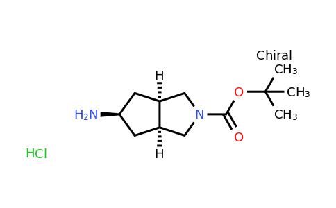 1630906-64-7 | cis-tert-Butyl 5-aminohexahydrocyclopenta[c]pyrrole-2(1H)-carboxylate hydrochloride