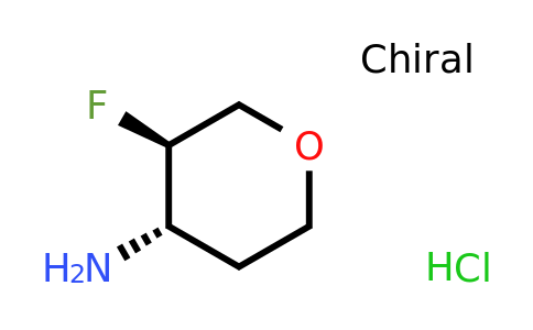 rel-((3R,4S)-3-Fluorotetrahydro-2H-pyran-4-amine hydrochloride)