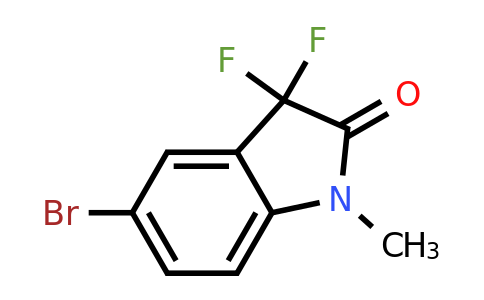 1630906-88-5 | 5-Bromo-3,3-difluoro-1-methyl-2,3-dihydro-1H-indol-2-one