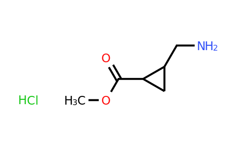 1630906-92-1 | Methyl 2-(aminomethyl)cyclopropane-1-carboxylate hydrochloride