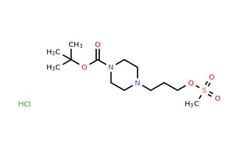 1630906-98-7 | tert-Butyl 4-[3-(methanesulfonyloxy)propyl]piperazine-1-carboxylate hydrochloride
