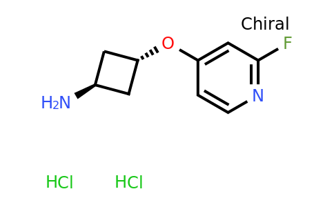1630907-34-4 | trans-3-((2-Fluoropyridin-4-yl)oxy)cyclobutanamine dihydrochloride