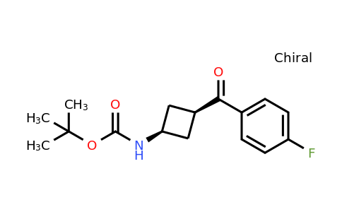 1630907-38-8 | cis-tert-Butyl 3-(4-fluorobenzoyl)cyclobytylcarbamate