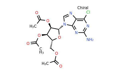 (2R,3R,4R,5R)-2-(Acetoxymethyl)-5-(2-amino-6-chloro-9H-purin-9-yl)tetrahydrofuran-3,4-diyl diacetate