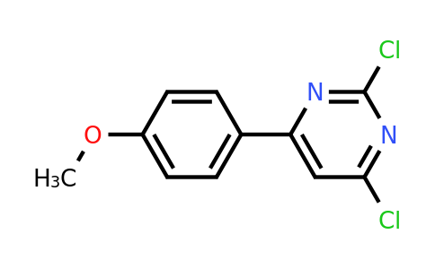 163263-91-0 | 2,4-Dichloro-6-(4-methoxyphenyl)pyrimidine