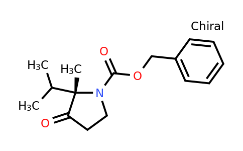 1637310-45-2 | benzyl (2S)-2-methyl-3-oxo-2-(propan-2-yl)pyrrolidine-1-carboxylate