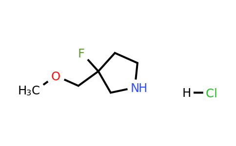 3-Fluoro-3-(methoxymethyl)pyrrolidine hydrochloride