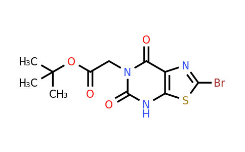 1637533-76-6 | tert-Butyl 2-{2-bromo-5,7-dioxo-4H,5H,6H,7H-[1,3]thiazolo[5,4-d]pyrimidin-6-yl}acetate