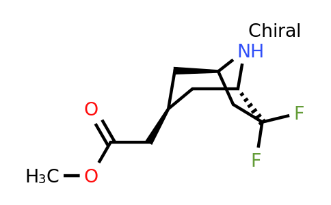 1638651-95-2 | methyl 2-[(1R,3S,5S)-6,6-difluoro-8-azabicyclo[3.2.1]octan-3-yl]acetate