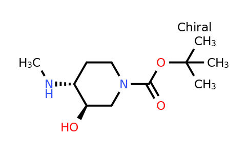 1638744-55-4 | tert-Butyl (3R,4R)-3-hydroxy-4-(methylamino)piperidine-1-carboxylate
