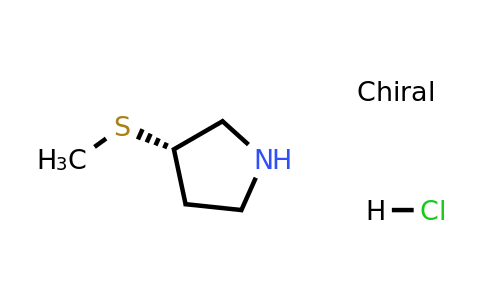 1638744-70-3 | (3S)-3-Methylsulfanylpyrrolidine hydrochloride