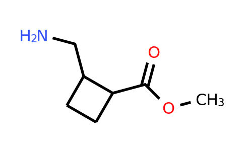 methyl 2-(Aminomethyl)cyclobutane-1-carboxylate