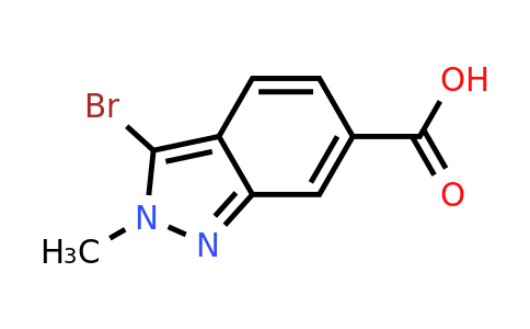 1638761-43-9 | 3-Bromo-2-methyl-2H-indazole-6-carboxylic acid