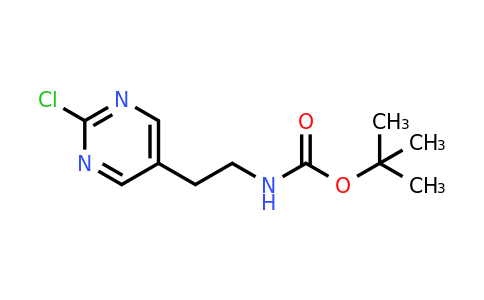 1638765-31-7 | tert-Butyl N-[2-(2-chloropyrimidin-5-yl)ethyl]carbamate