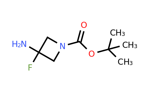 1638765-35-1 | tert-Butyl 3-amino-3-fluoroazetidine-1-carboxylate