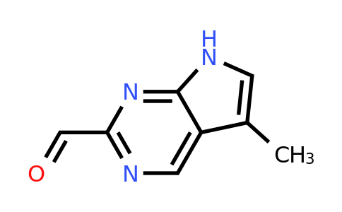 1638768-05-4 | 5-Methyl-7H-pyrrolo[2,3-d]pyrimidine-2-carbaldehyde
