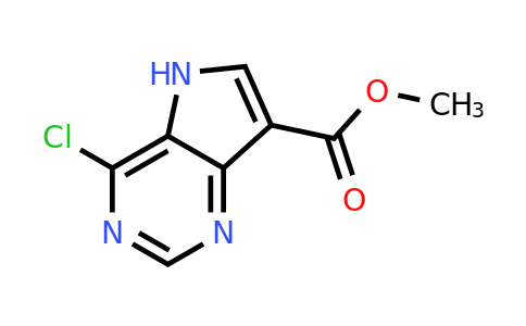 Methyl 4-chloro-5H-pyrrolo[3,2-d]pyrimidine-7-carboxylate