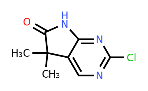 1638772-11-8 | 2-Chloro-5,5-dimethyl-5H,6H,7H-pyrrolo[2,3-d]pyrimidin-6-one