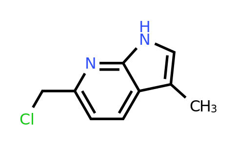 6-(chloromethyl)-3-methyl-1H-pyrrolo[2,3-b]pyridine