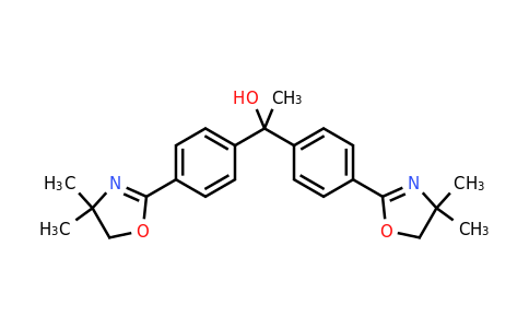 4-(4,5-Dihydro-4,4-dimethyl-2-oxazolyl)-α-[4-(4,5-dihydro-4,4-dimethyl-2-oxazolyl)phenyl]-α-methylbenzenemethanol