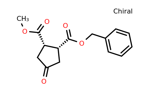 164916-54-5 | O2-benzyl O1-methyl cis-4-oxocyclopentane-1,2-dicarboxylate
