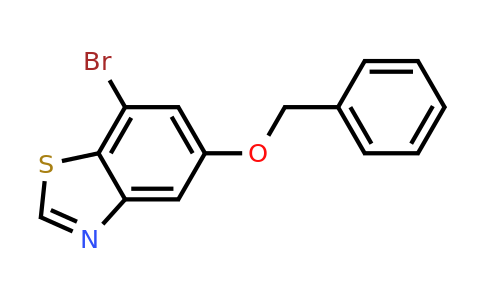 1650547-09-3 | 5-(Benzyloxy)-7-bromobenzo[d]thiazole