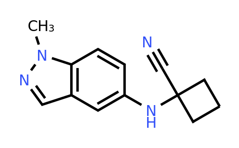 1655488-81-5 | 1-[(1-Methyl-1H-indazol-5-yl)amino]cyclobutane-1-carbonitrile