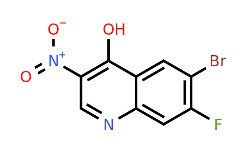 1656989-76-2 | 6-Bromo-7-fluoro-3-nitroquinolin-4-ol