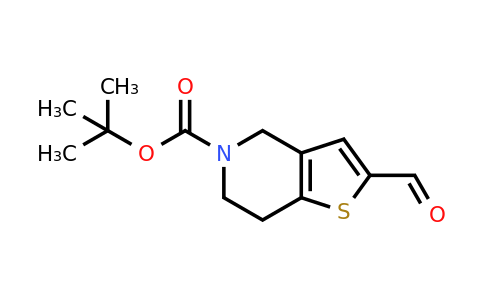 165947-55-7 | tert-Butyl 2-formyl-4h,5h,6h,7h-thieno[3,2-c]pyridine-5-carboxylate