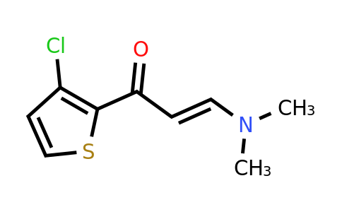 166196-77-6 | 1-(3-Chlorothiophen-2-yl)-3-(dimethylamino)prop-2-en-1-one
