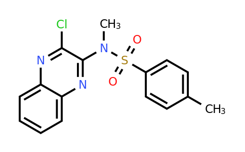 166271-39-2 | N-(3-Chloroquinoxalin-2-yl)-N,4-dimethylbenzene-1-sulfonamide