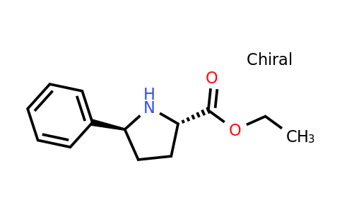 166941-66-8 | Ethyl (2S,5S)-5-phenylpyrrolidine-2-carboxylate