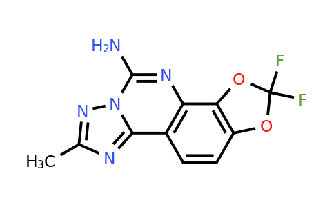1670257-15-4 | 2,2-Difluoro-8-methyl-1,3-dioxolo[4,5-h][1,2,4]triazolo[1,5-c]quinazolin-5-amine