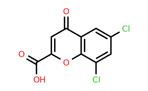 16722-38-6 | 6,8-Dichloro-4-oxo-4H-chromene-2-carboxylic acid