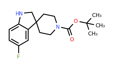 167484-91-5 | tert-Butyl 5-fluorospiro[indoline-3,4'-piperidine]-1'-carboxylate