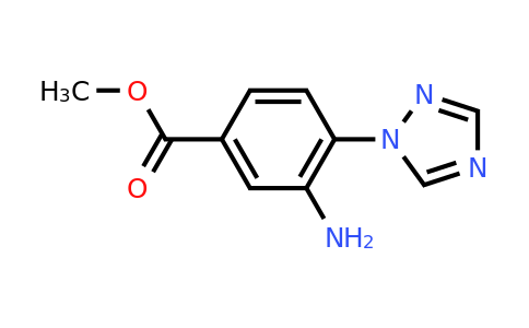 167626-50-8 | Methyl 3-amino-4-(1h-1,2,4-triazol-1-yl)benzoate