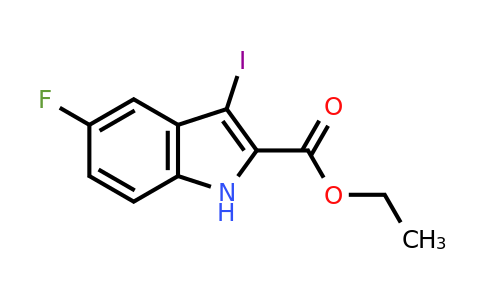 167631-21-2 | Ethyl 5-fluoro-3-iodo-1H-indole-2-carboxylate