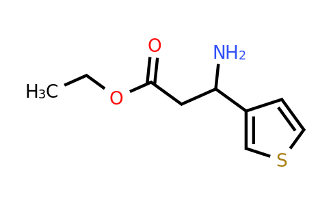 167834-28-8 | Ethyl 3-amino-3-(thiophen-3-yl)propanoate