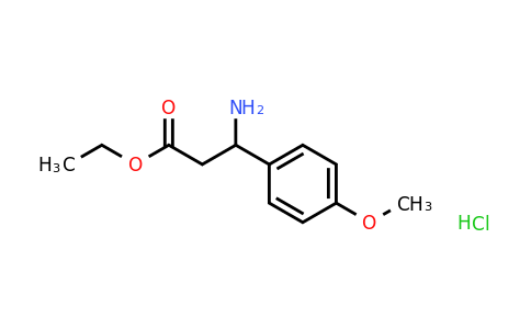 Ethyl 3-amino-3-(4-methoxyphenyl)propanoate hydrochloride